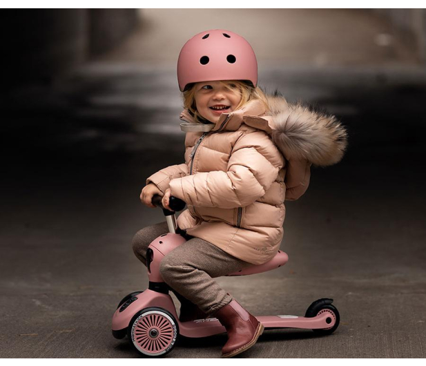 Scoot & Ride Kask Ochronny XXS-S dla dzieci 1-5 lat Rose - 580279 - zdjęcie 5